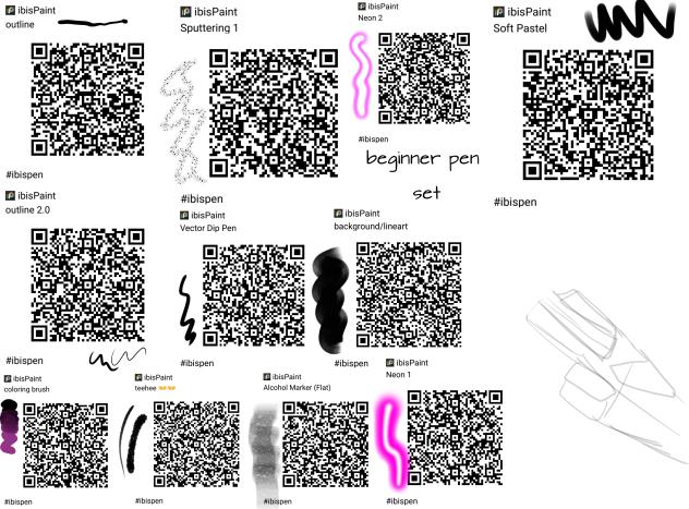 beginner pen set - ibisPaint