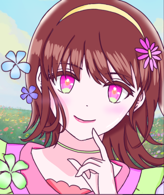 なかなかさんの線画塗らせていただきました！