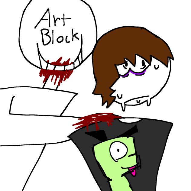 Hes Right Behind Me Isn't Me TW Blood