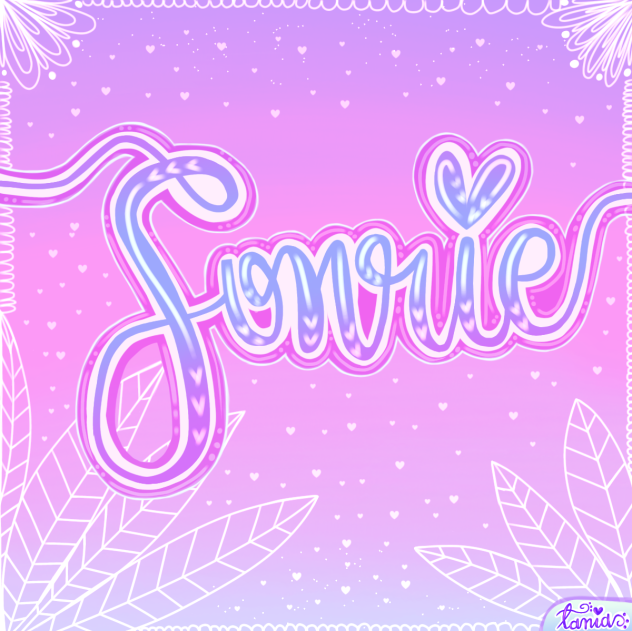 Sonrie lettering