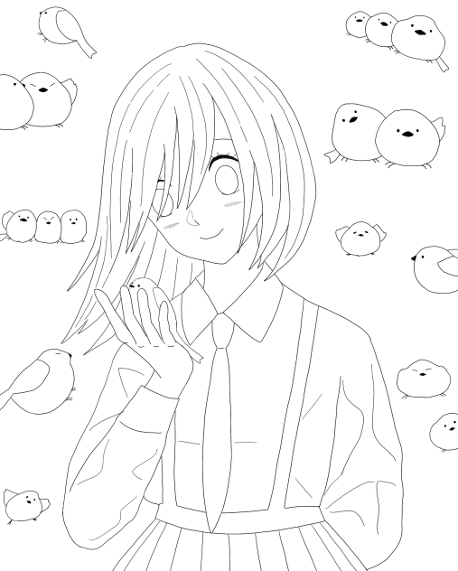 無題730 線画