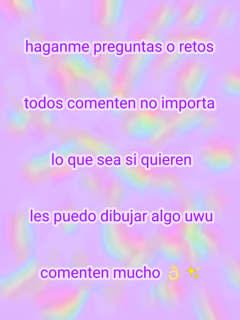 preguntas y retos UwU