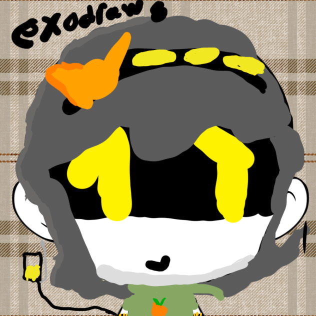 V's Orange Hoodie