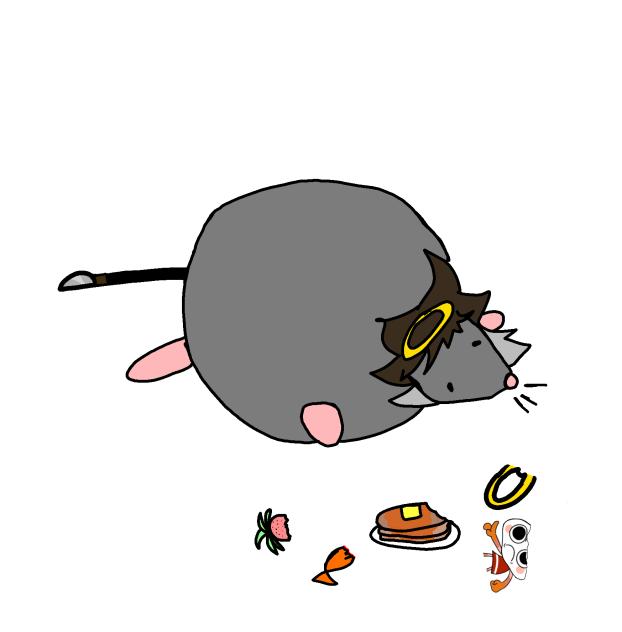 My oc as a rat.