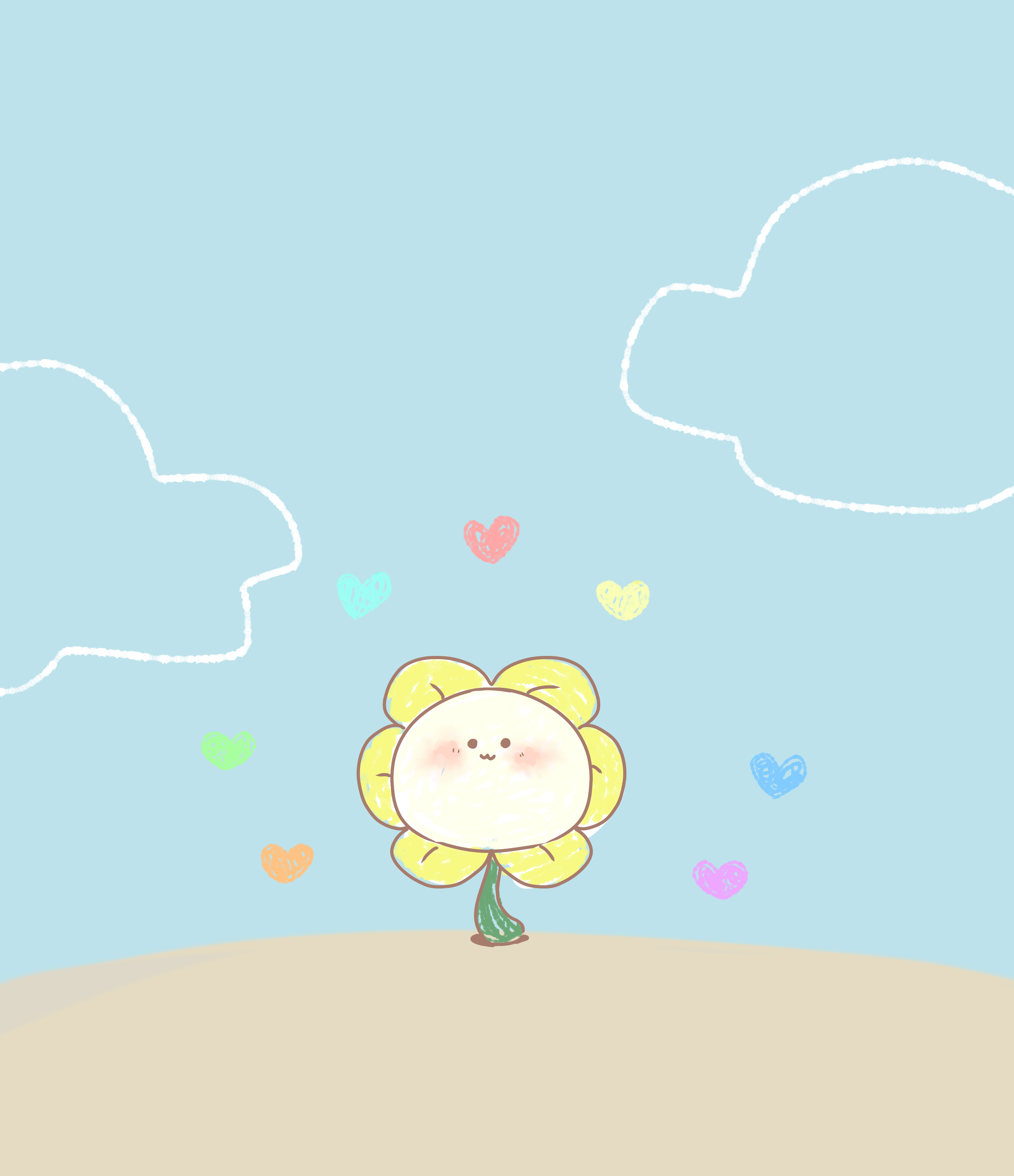 ゆるぅいフラウィー Ibispaint