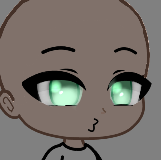 gacha glowing eyes ibisPaint