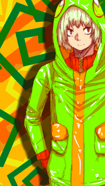 お借りしたのに色いれてみました 21