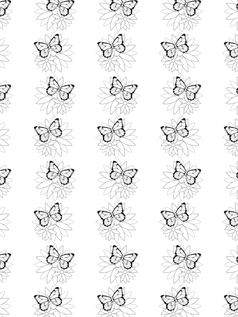 butterfly coloring page