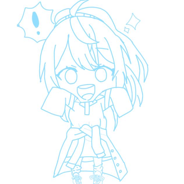 るなさん　線画