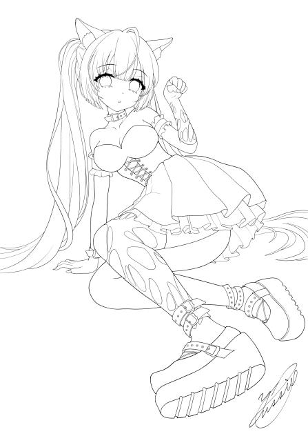 ハロウィン2025（線画）