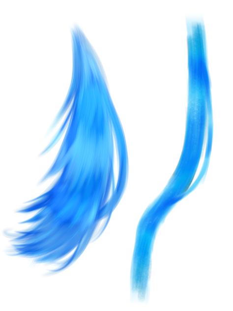 毛の描き方二選