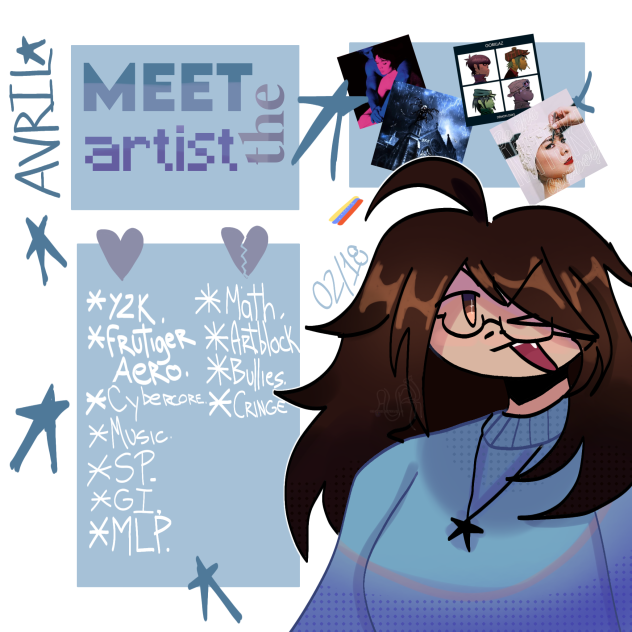 ˚୨୧⋆｡˚ ⋆ meet the artist 🌊