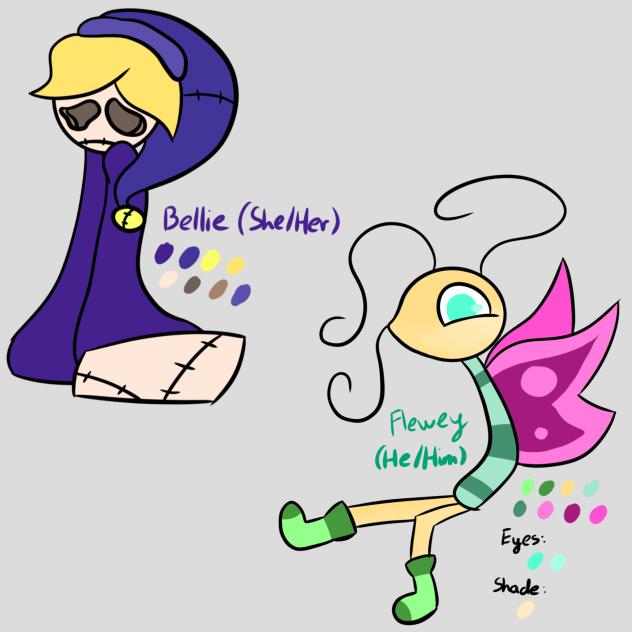 Bellie and Flewey (TADC OC)