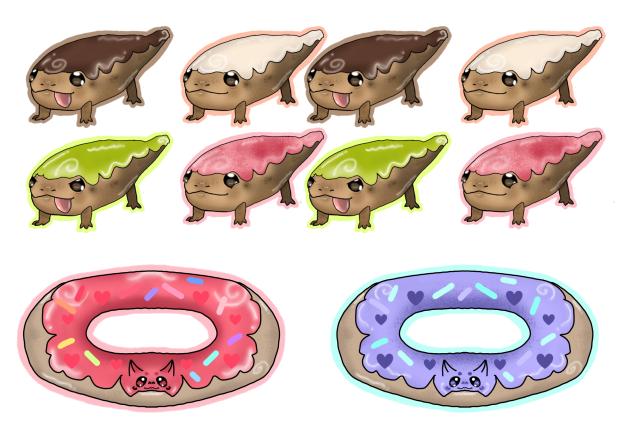 Eclair salamanders!I made the 3d mod