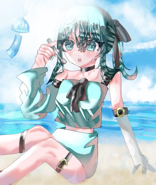 「夏の始まりー。」