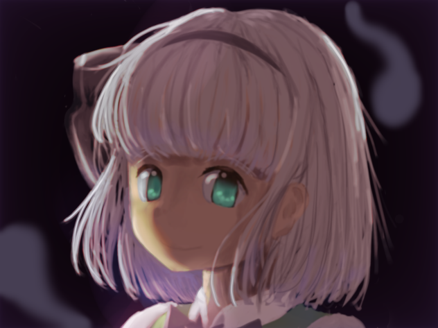 厚塗り(のつもり)妖夢