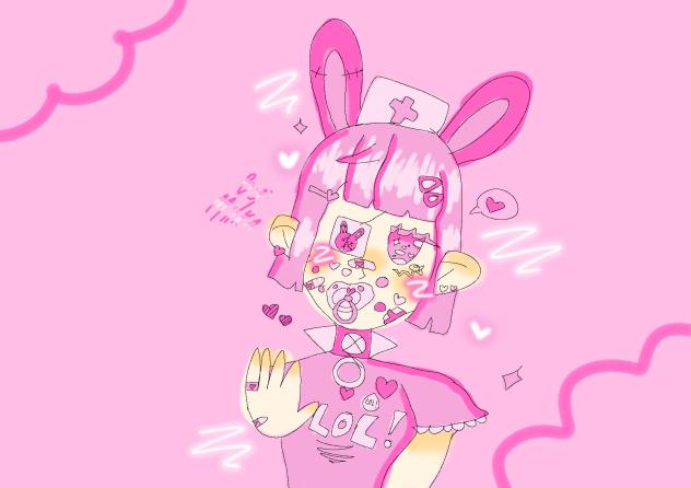 pink girl💞