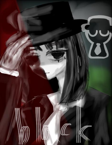 スプランキーブラック　擬人化