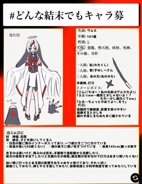 キャラ募