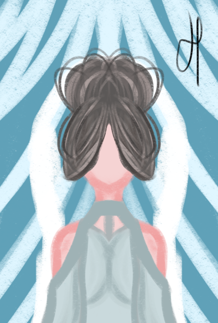 Hair drawing practice