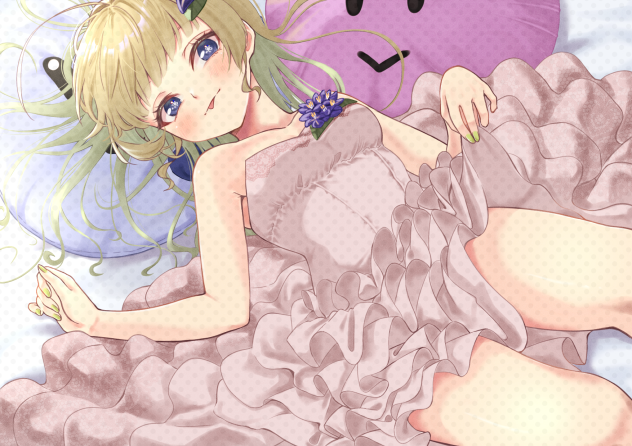 依頼イラスト「チラッ」