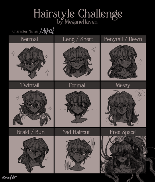 hairstyle challenge mikah