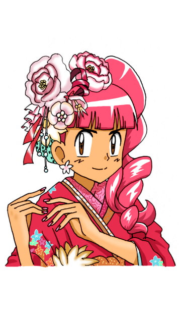 ポケモン サトミ 振袖