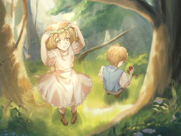 The clearing-Hänsel und Gretel