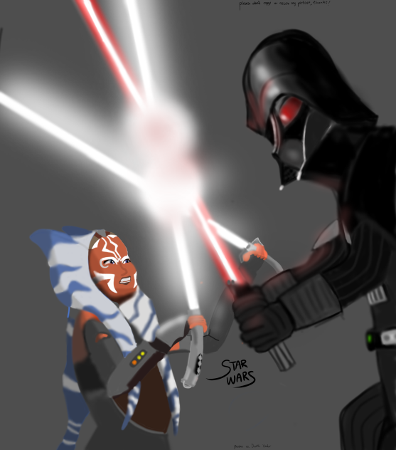 Ahsoka Tano VS. Darth Vader