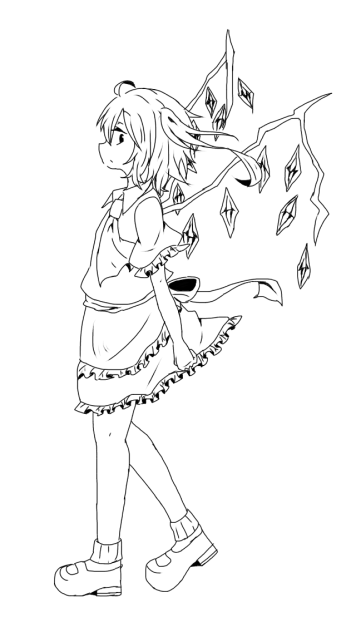 フラン 線画