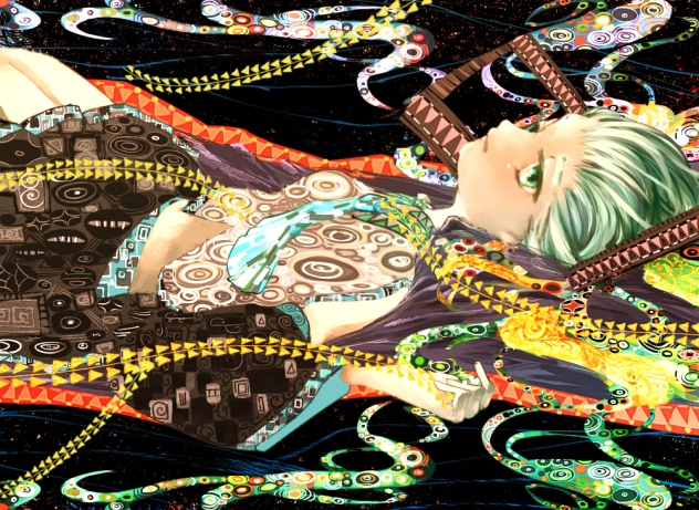 グスタフ・クリムト風 初音ミク