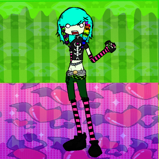 Scene girl!!ZOMG X3 - ibisPaint