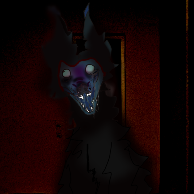 blue face dog oc