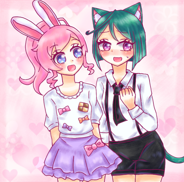 ケモ耳が生えてしまったみらさらちゃん…