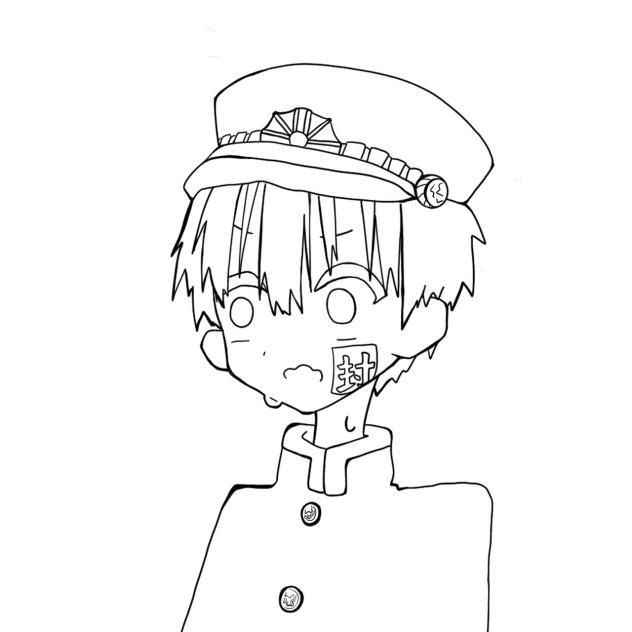 花子くん塗り絵