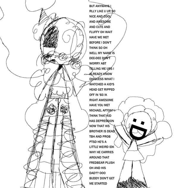 Erm idk Ennard and my FNaF OC