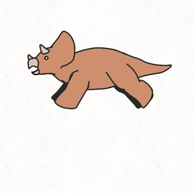 triceratops run cycle