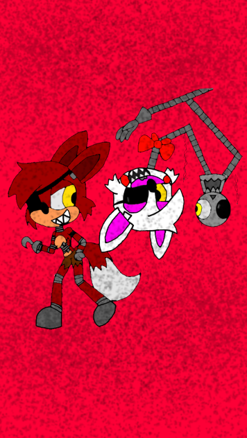 I trace Foxy x Mangle by Makayla Lott