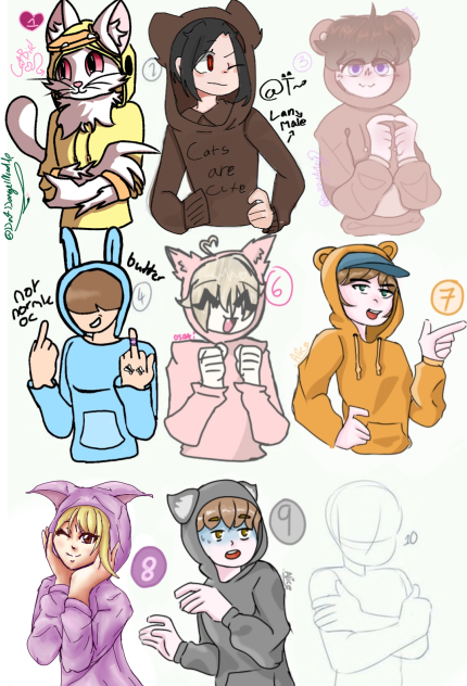 Animal hoodie collab