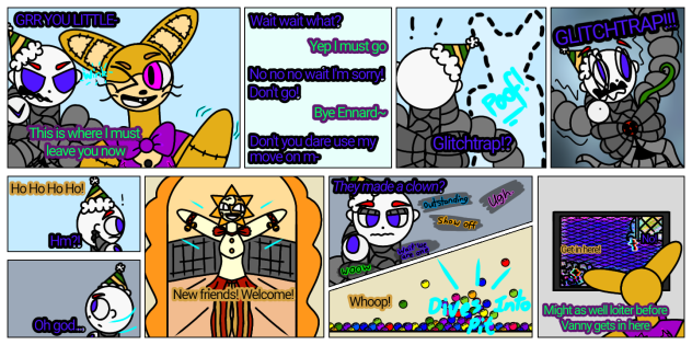 If Ennard met Sun and Moon p2