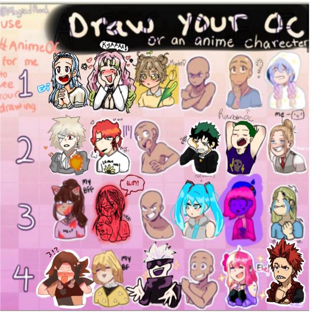 Draw Your OC or Anime Character Collab