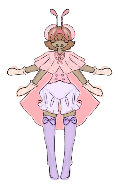 Fancy bug character design wip