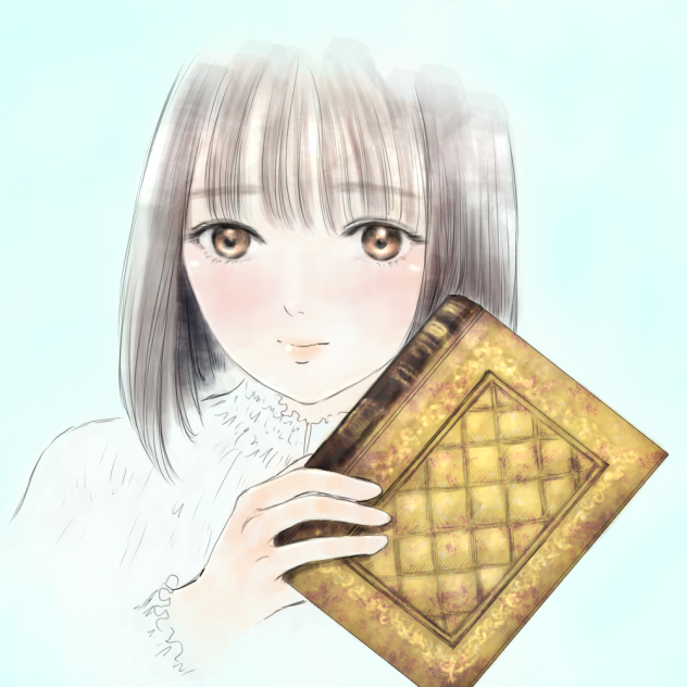 洋書と美女。