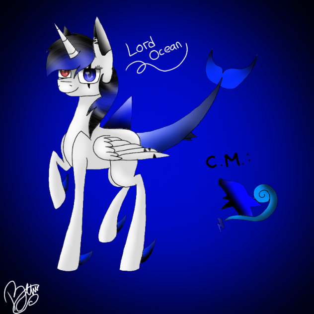 New OC Lord Ocean -  SpeedPaint