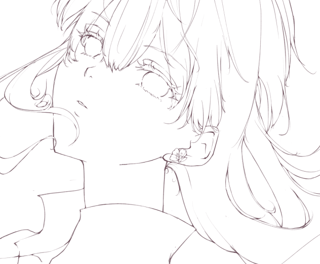 【線画】Spring