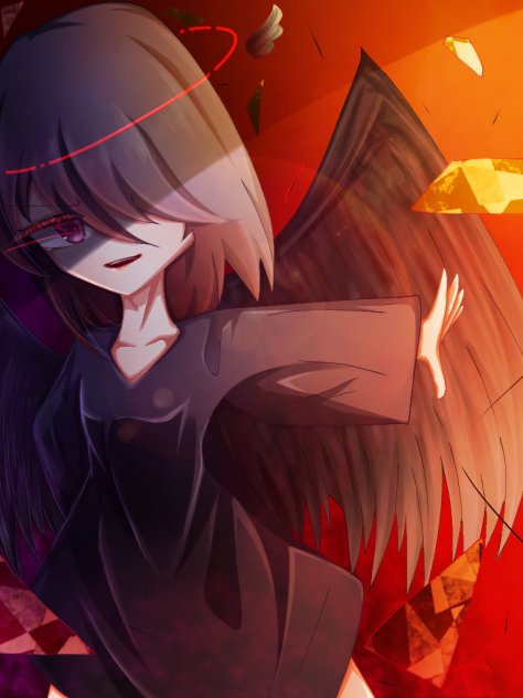 悪魔(ピチューP様の線画お借りしました)