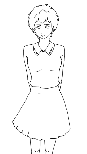 線画です。(指)お願い致します。