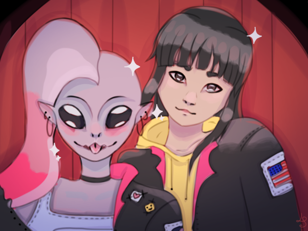 Selfie with my bestie