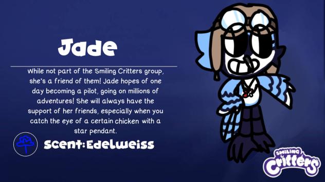 Smiling Critters OC! Jade!