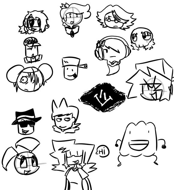 random doodles 2 bc I'm bored